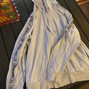 Victoria secret sport zip up hooded sweatshirt